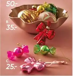 Bilka Figur julekugler, DKK 25 tilbud