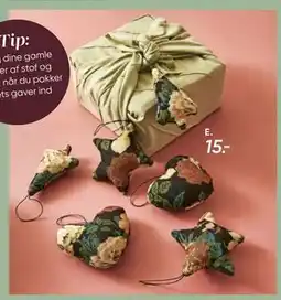 Bilka Stofophæng med blomster, DKK 15 tilbud