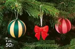 Bilka Julekugler med tråd, DKK 50 tilbud