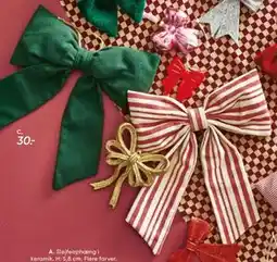 Bilka Stofsløjfe, DKK 30 tilbud