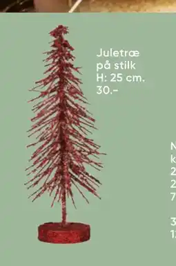 Bilka Juletræ på stilk, DKK 30 tilbud