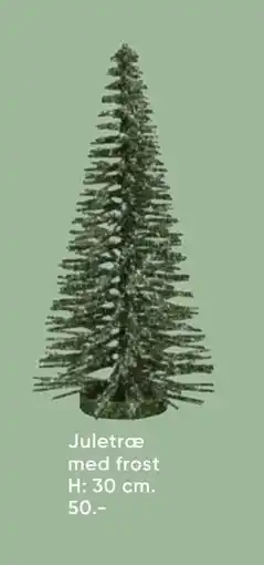Bilka Juletræ med frost, DKK 50 tilbud