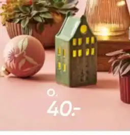 Bilka Porcelænshus med LED, DKK 40 tilbud