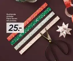 Bilka Guirlande strimler, DKK 25 tilbud