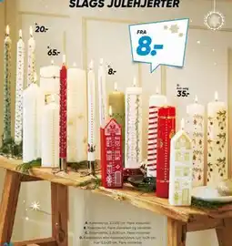 Bilka Kalenderlys eller kalenderlyshus, DKK 35 tilbud