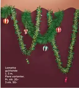 Bilka Lametta guirlande, DKK 20 tilbud