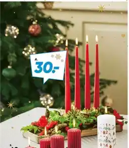 Bilka Hånddyppede lys med lak, DKK 30 tilbud