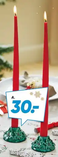 Bilka Lysestage til stagelys, DKK 30 tilbud