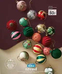 Bilka Julekugler D: 8 cm, DKK 50 tilbud
