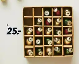 Bilka Glaskugler, DKK 25 tilbud