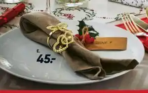 Bilka Servietringe, DKK 45 tilbud