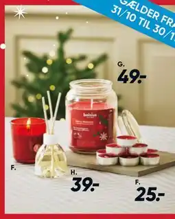 Bilka Fyrfadslys eller duftlys, DKK 25 tilbud