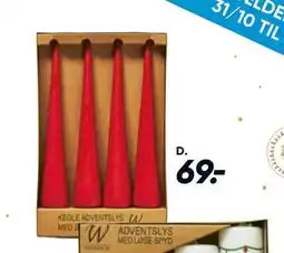 Bilka Windsor kegleadventslys, DKK 69 tilbud