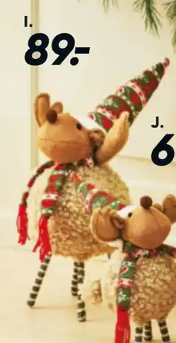 Bilka Rensdyr med hue og tørklæde, DKK 89 tilbud