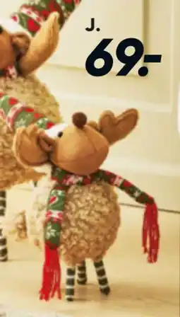 Bilka Rensdyr med hue og tørklæde, DKK 69 tilbud