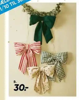 Bilka Sløjfe i stof, DKK 30 tilbud