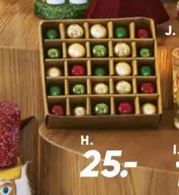 Bilka Glaskugler i æske, DKK 25 tilbud