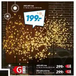 Bilka 200 LED træ tilbud