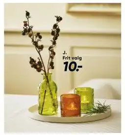 Bilka Glasstage eller vase, DKK 10 tilbud