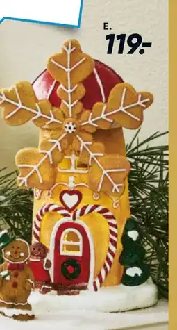 Bilka Mølle med LED lys, DKK 119 tilbud