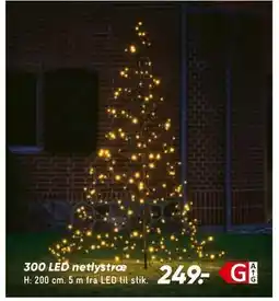 Bilka 300 LED netlystræ, DKK 249 tilbud