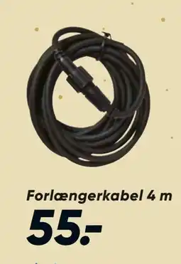 Bilka Forlængerkabel 4 m, DKK 55 tilbud
