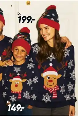 Bilka Strik til herre eller dame, DKK 199 tilbud