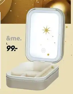 Bilka Smykkeskrin med LED-spejl, DKK 99 tilbud