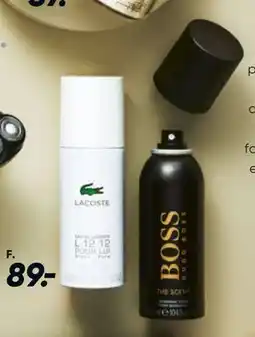 Bilka Hugo Boss eller Lacoste deodorant, DKK 89 tilbud