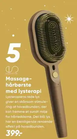 Bilka Massagehårbørste med lysterapi, DKK 399 tilbud