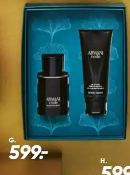 Bilka Giorgio Armani code, DKK 599 tilbud