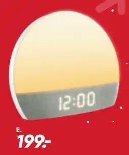 Bilka Sunrise vækkeur, DKK 199 tilbud