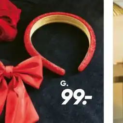 Bilka Hårbøjle med glitter, DKK 99 tilbud