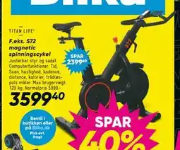 Bilka S72 magnetic spinningscykel, DKK 3599.4 tilbud