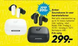 Bilka Anker Soundcore in-ear høretelefoner, DKK 299 tilbud
