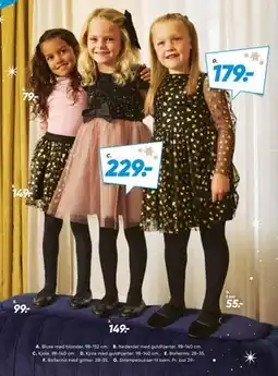 Bilka Kjole med guldhjerter, DKK 179 tilbud