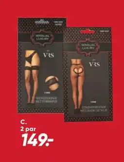 Bilka Sensual Luxury by VRS strømpebukser eller selvsiddende strømper, DKK 149 tilbud