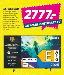 Bilka Philips 55PUS8000, DKK 2777 tilbud