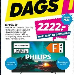 Bilka PHILIPS 65PUS7609, DKK 2222 tilbud