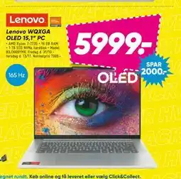Bilka Lenovo WQXGA OLED 15,1” PC, DKK 5999 tilbud