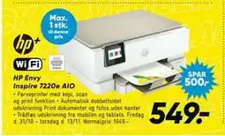 Bilka HP Envy Inspire 7220e AIO, DKK 549 tilbud