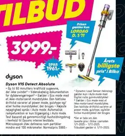 Bilka Dyson V15 Detect Absolute, DKK 3999 tilbud