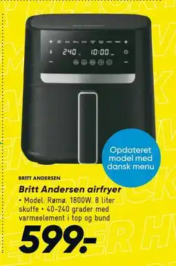 Bilka Britt Andersen airfryer, DKK 599 tilbud