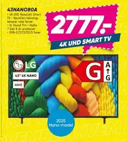 Bilka LG 43NANO80A, DKK 2777 tilbud