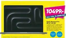 Bilka Apple Macbook Pro M4 14” 512 GB, DKK 10499 tilbud