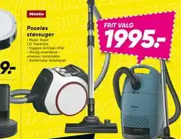 Bilka Poseløs støvsuger, DKK 1995 tilbud