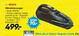 Bilka Håndstøvsuger, DKK 499 tilbud