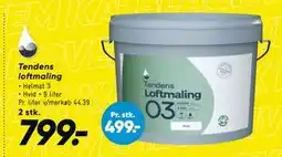 Bilka Tendens loftmaling, DKK 799 tilbud