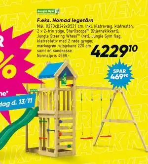 Bilka Nomad legetårn, DKK 4229.1 tilbud
