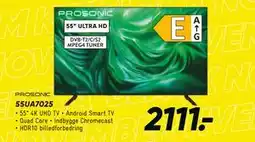 Bilka PROSONIC 55UA7025, DKK 2111 tilbud